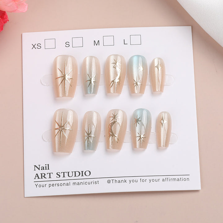 Artistic Press-On Nail Design Stornfield