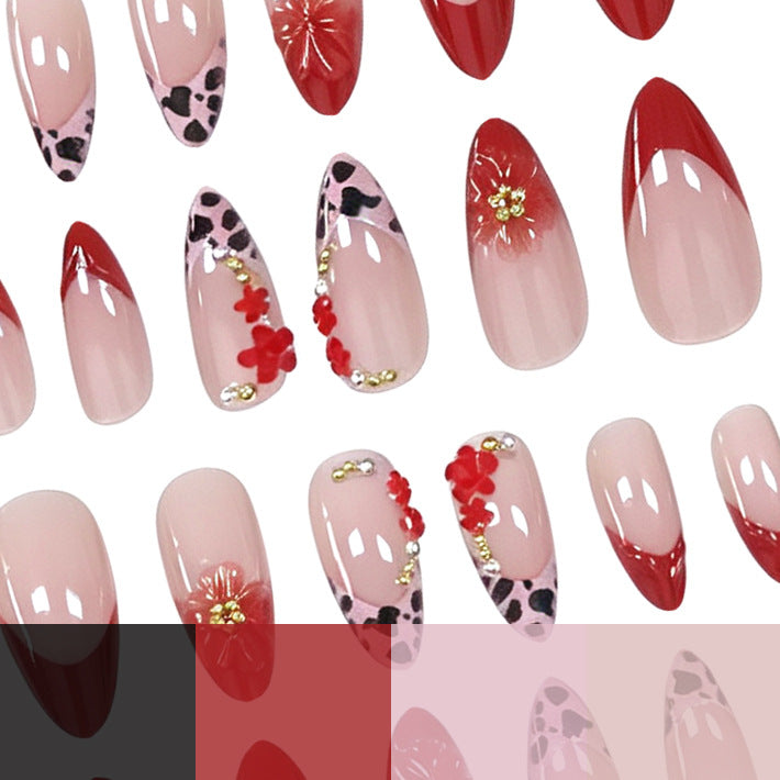 Artistic Floral Nail Enhancements Stornfield