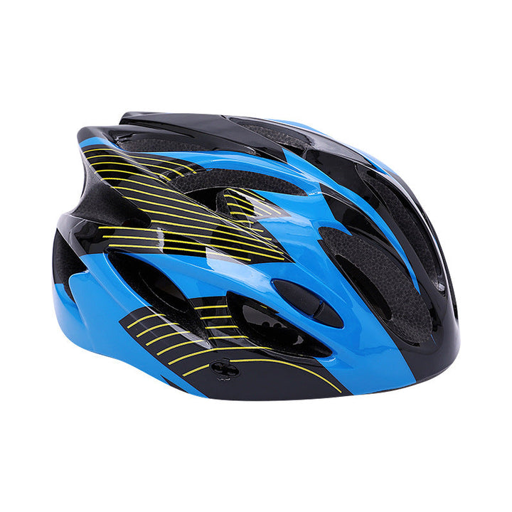 streamlined high-ventilation cycling helmet with micro-adjust retention and impact-absorbing liner Stornfield
