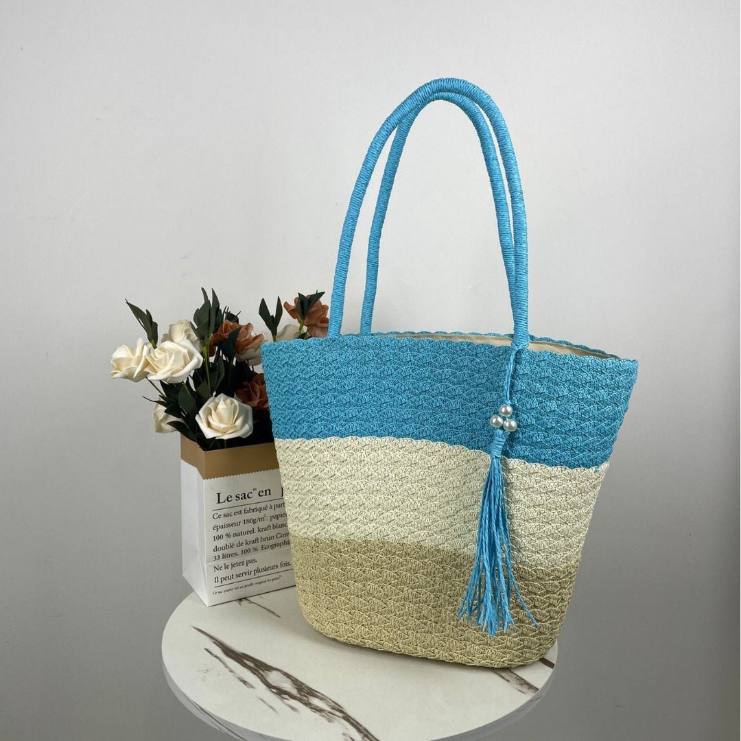 Trendy Woven Beach Bag Stornfield
