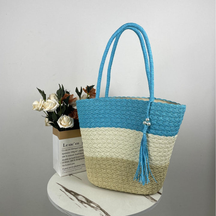 Trendy Woven Beach Bag Stornfield