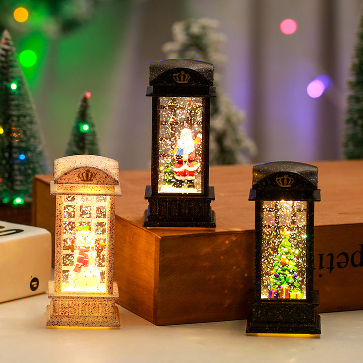 Nostalgic Christmas lantern with moving scenes Stornfield