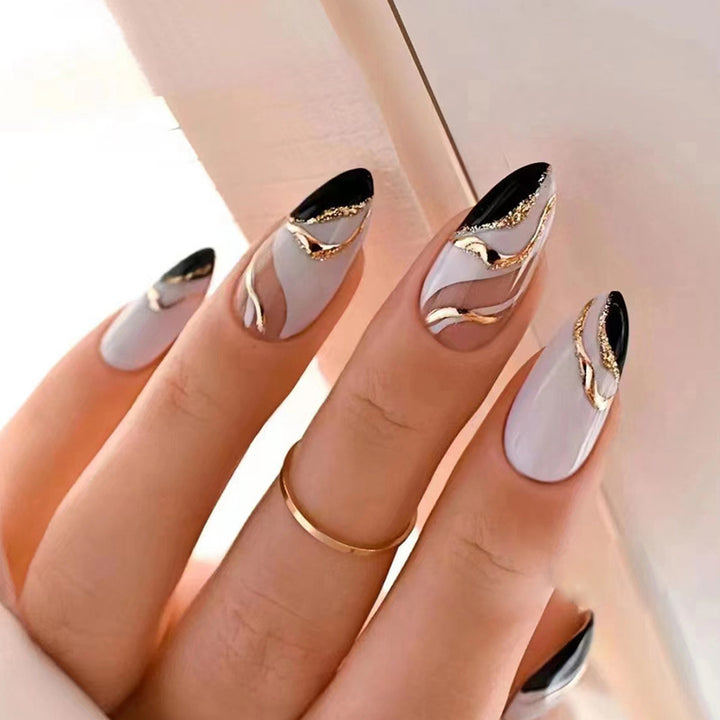 Elegant Artistic Nail Design Set Stornfield