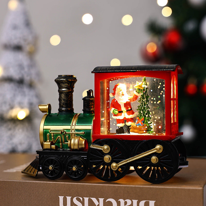 Illuminated Christmas train decoration Stornfield