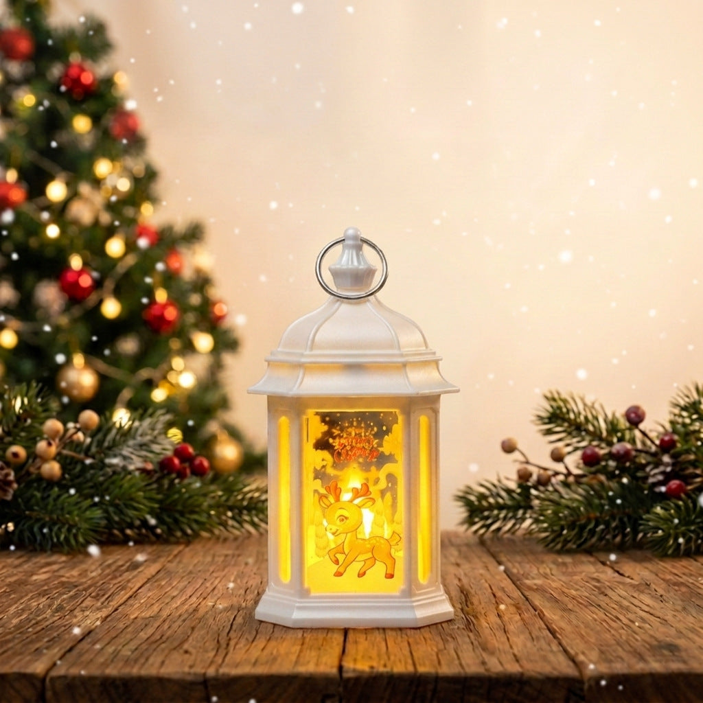 Atmospheric LED Christmas lantern