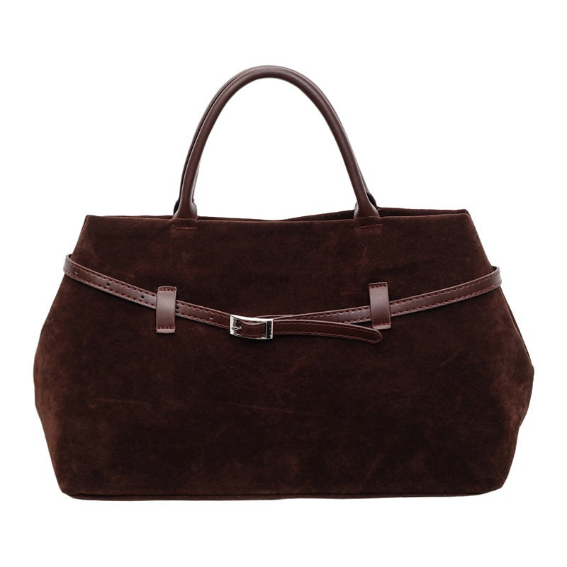 Elegant Suede Tote Bag