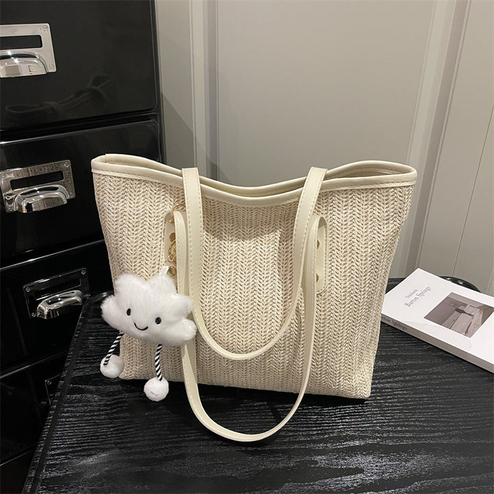 Woven Texture Tote Bag