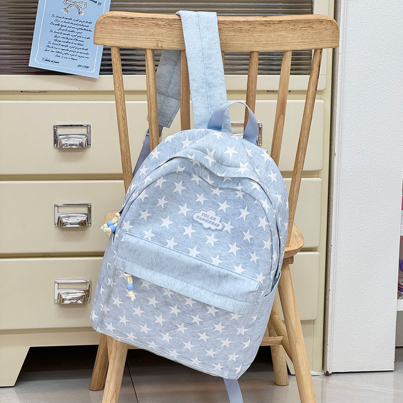 Transparent Window Star-Print Backpack Stornfield