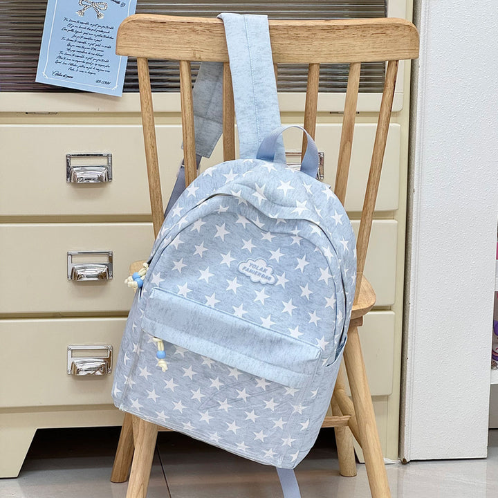 Transparent Window Star-Print Backpack Stornfield