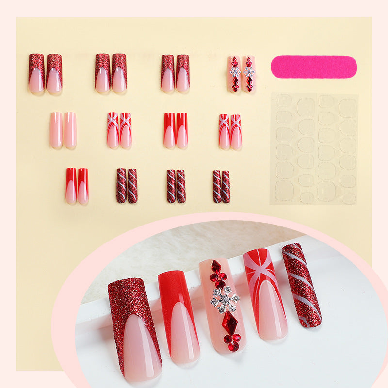 Glamorous Festive Press-On Nail Set Stornfield