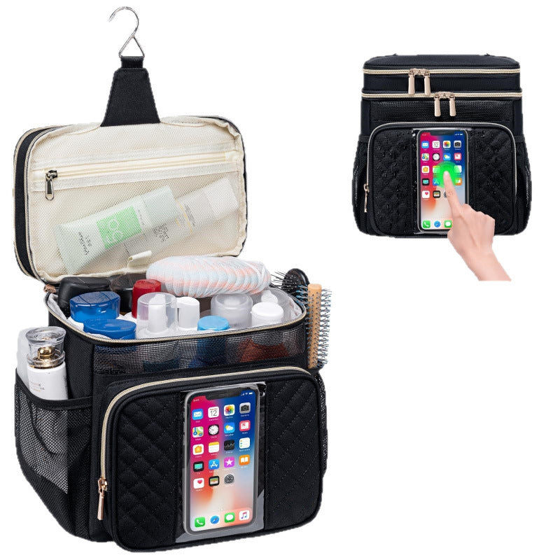 Cosmetic Organizer Bag with Versatile Compartment Layout Stornfield