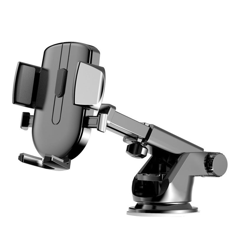 Adjustable telescopic suction car phone holder with full rotation gravity auto-lock Stornfield