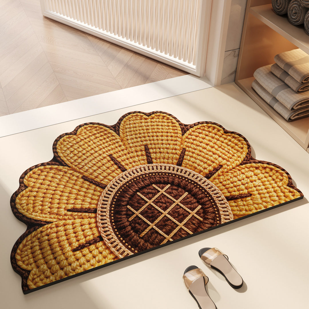 Floral Decorative Area Rug for Home