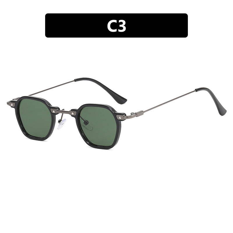 Women's fashionable sunglasses in elegant design with hexagonal frame Stornfield
