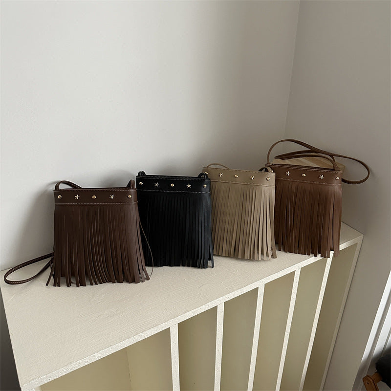 Fringe Crossbody Handbag