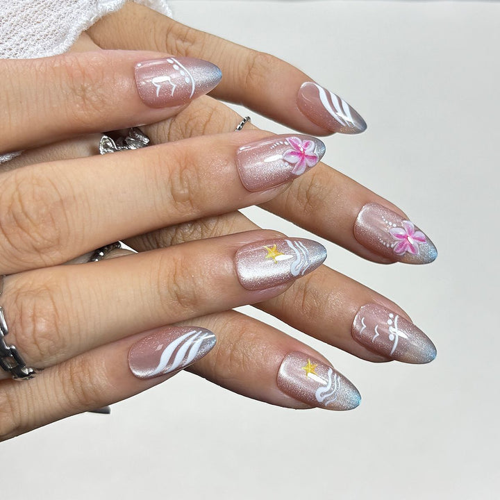Decorative Press-On Nail Design Stornfield
