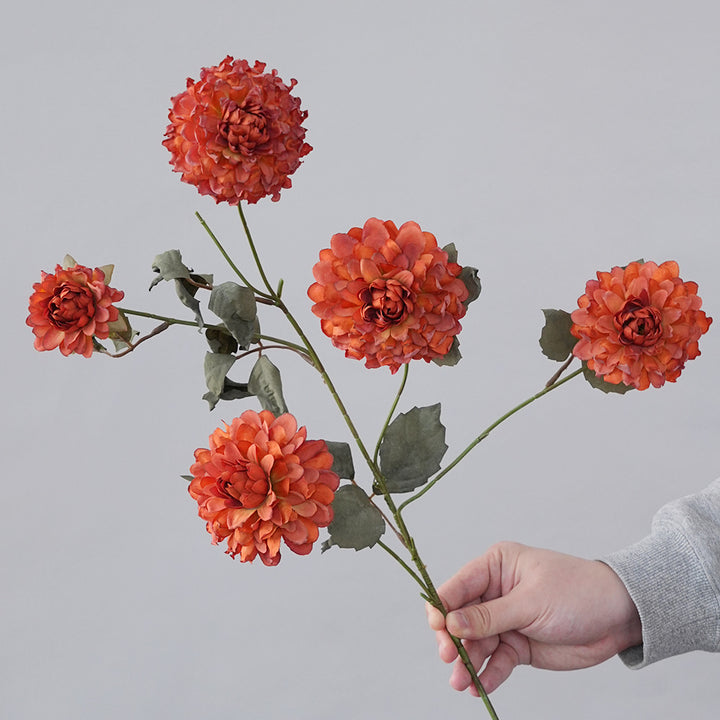 Faux Dahlia Stem