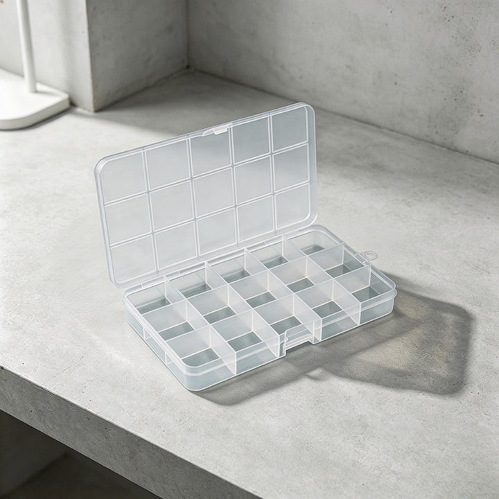 Compact Multi-Compartment Storage Case Stornfield