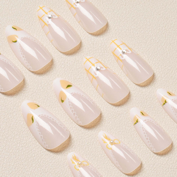 Elegant Press-On Nail Art Set