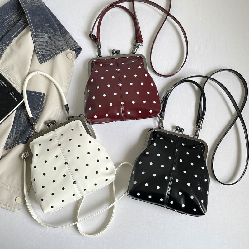 Polka Dot Vintage Handheld Purse