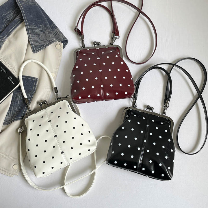 Polka Dot Vintage Handheld Purse