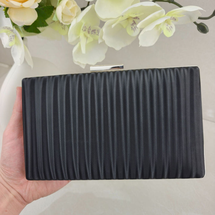 Elegant Textured Evening Clutch