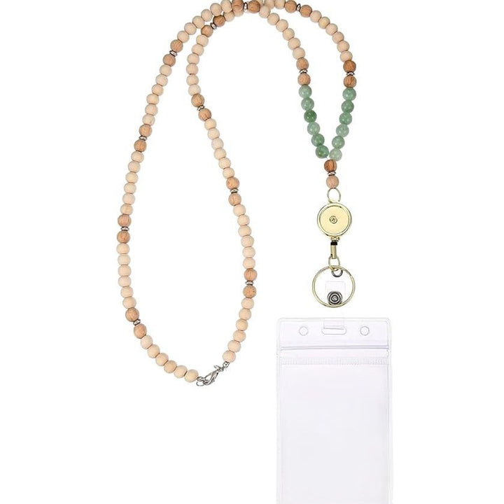 Beaded ID Badge Lanyard Stornfield 178815*10mm8596