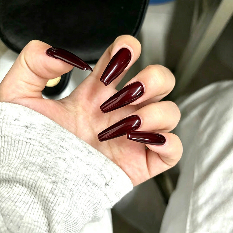 Elegant Glittery Acrylic Nail Extensions Stornfield
