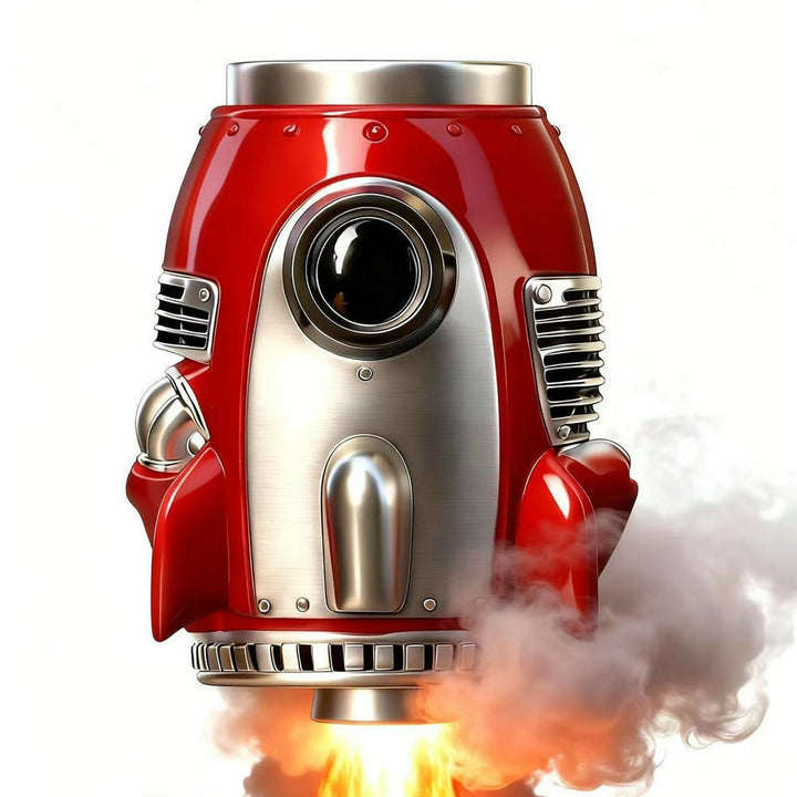 Creative Retro Rocket Coffee Mug Stornfield