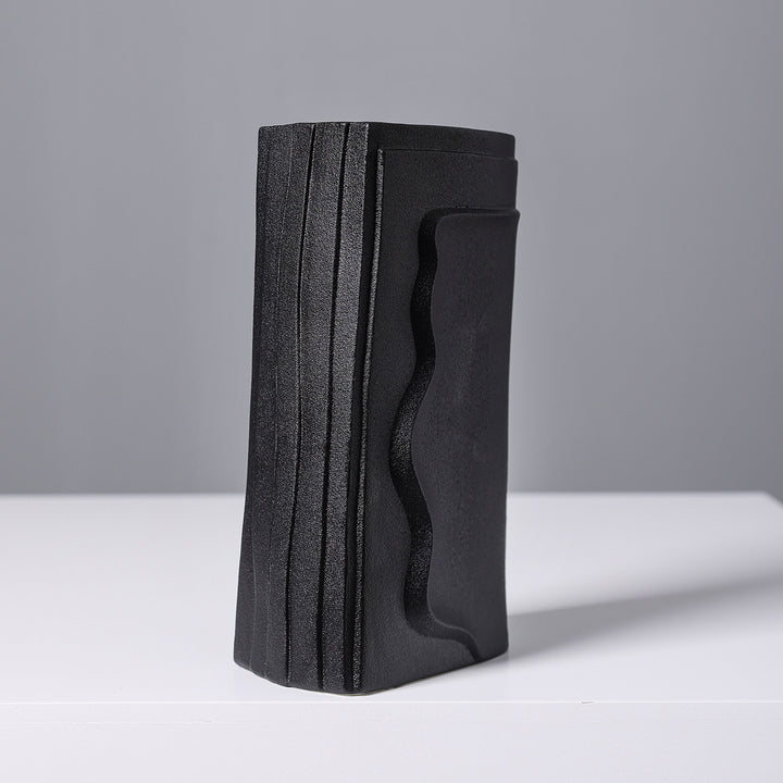 Textured Abstract Ceramic Vase Stornfeild