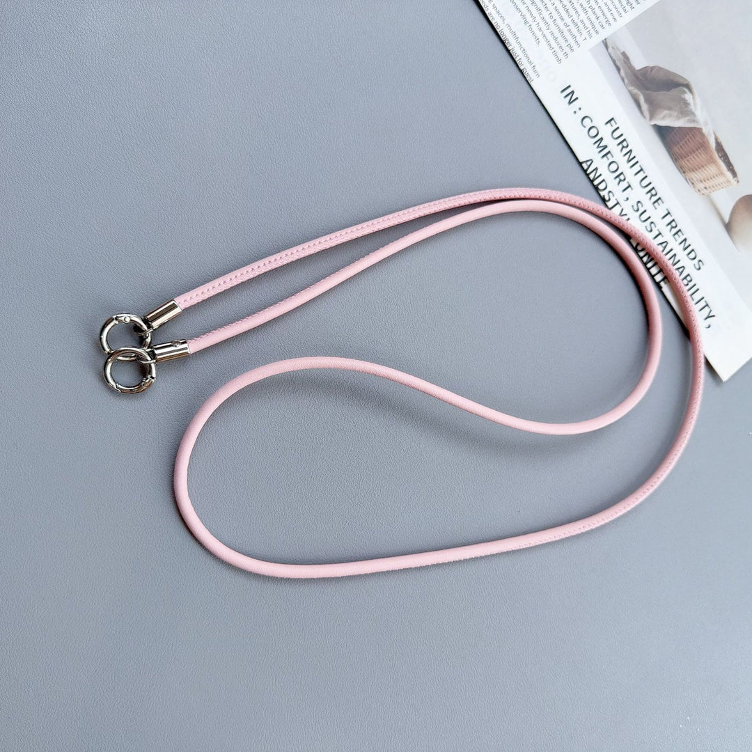 Premium Double-Ring Leather Lanyard Stornfield