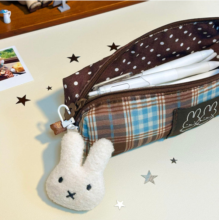 Stylish Plaid Pencil Pouch
