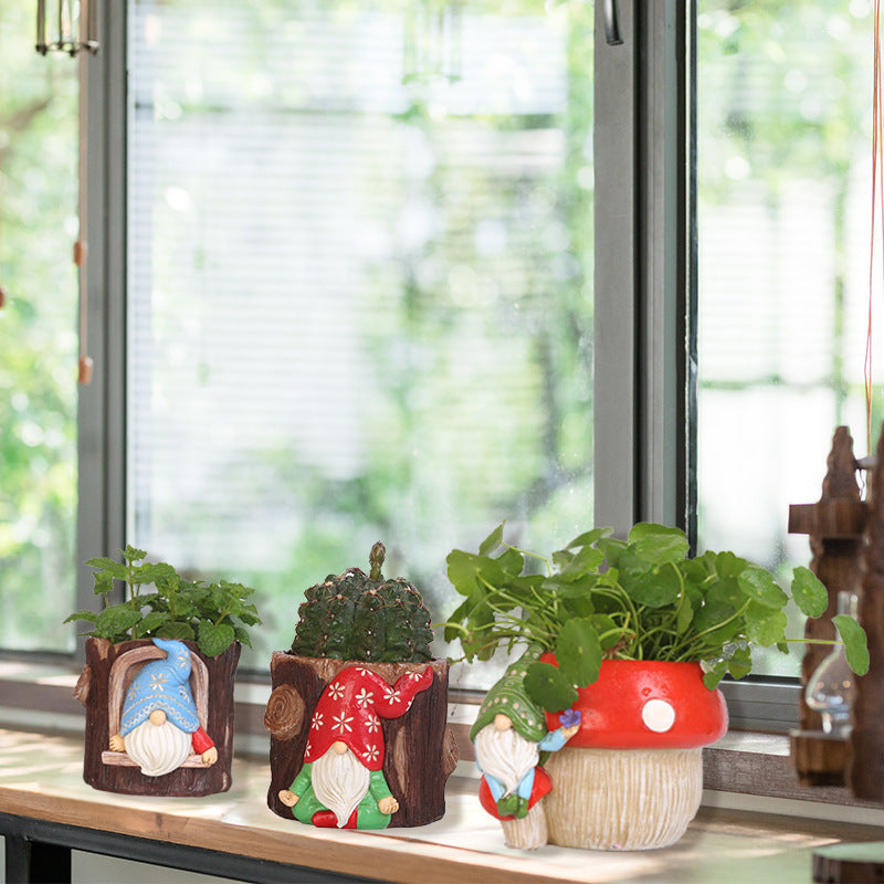 Decorative Gnome Planter