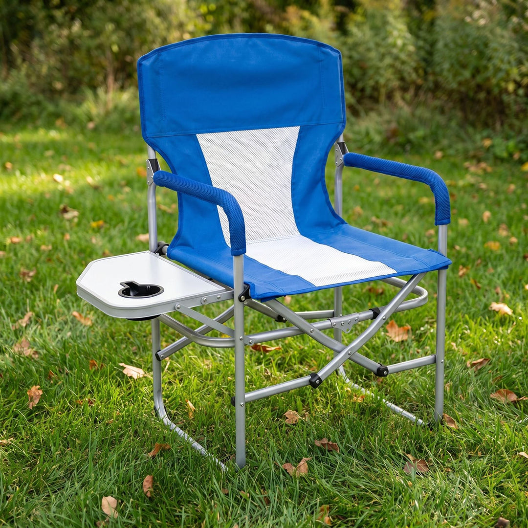 Foldable Camping Chair With Side Table Stornfield