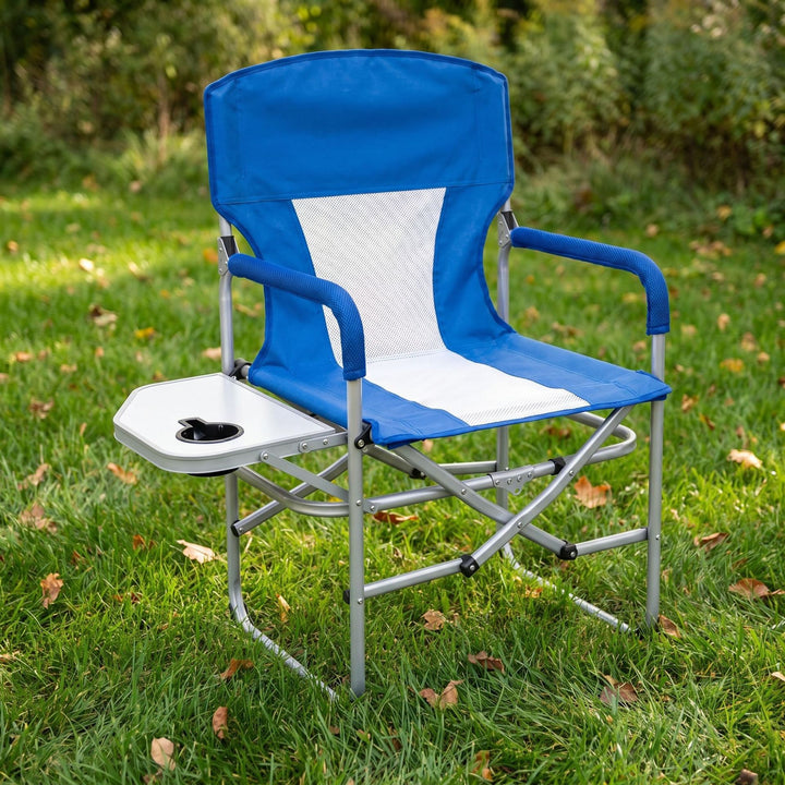 Foldable Camping Chair With Side Table Stornfield