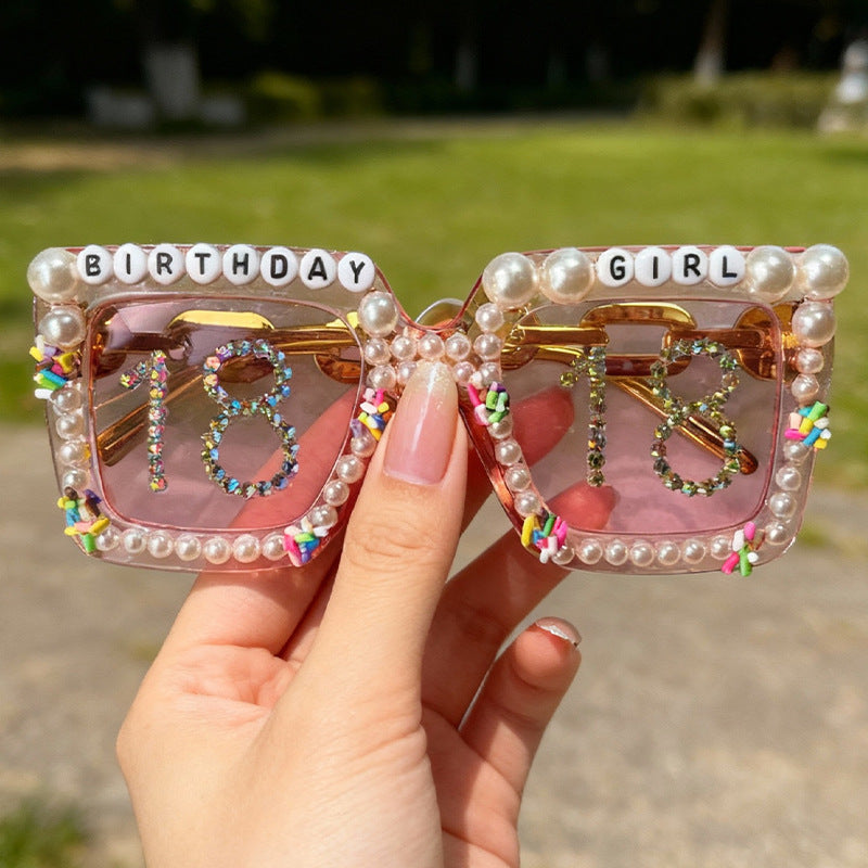 Birthday Celebration Themed Sunglasses Stornfield