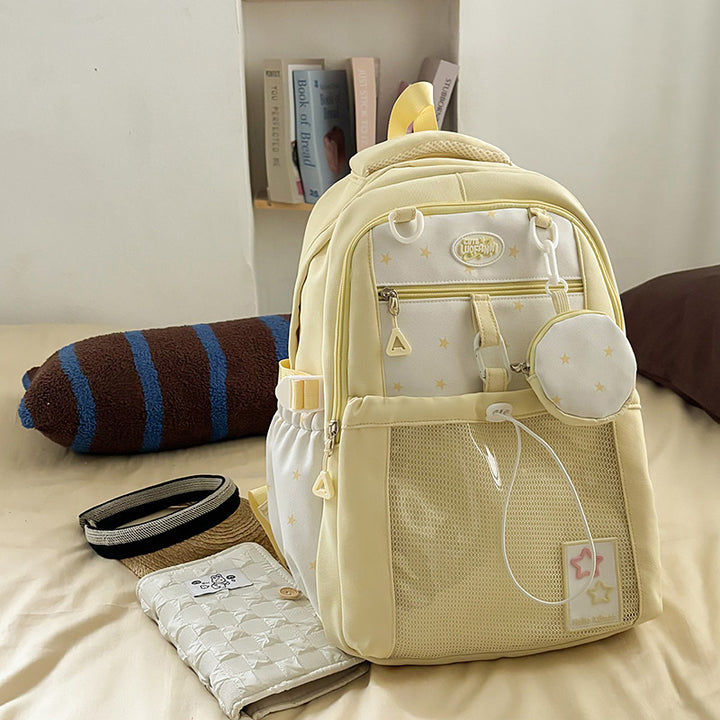 Functional Star-Embellished Backpack Stornfield