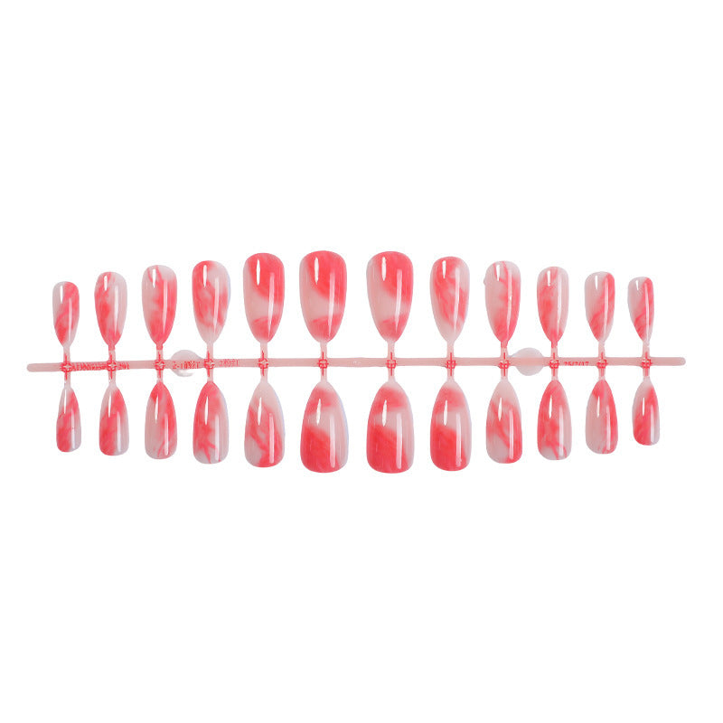 Nail set with marbled design Stornfield