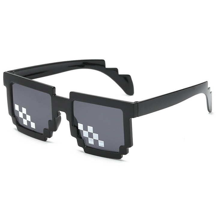 Women's eye-catching pixel-pattern sunglasses Stornfield