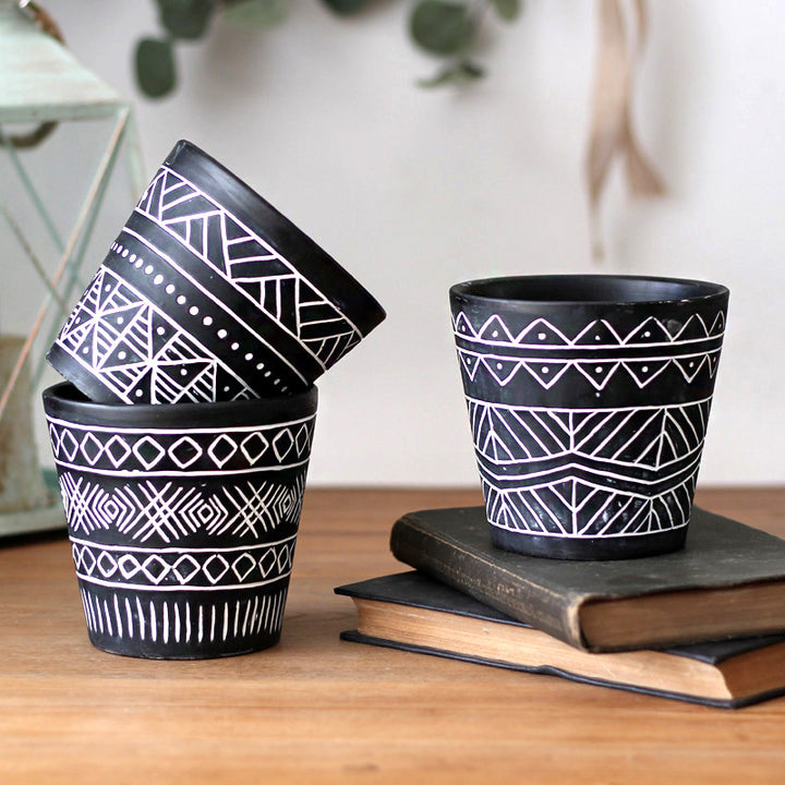 Decorative plant pots in Ethno style Stornfield
