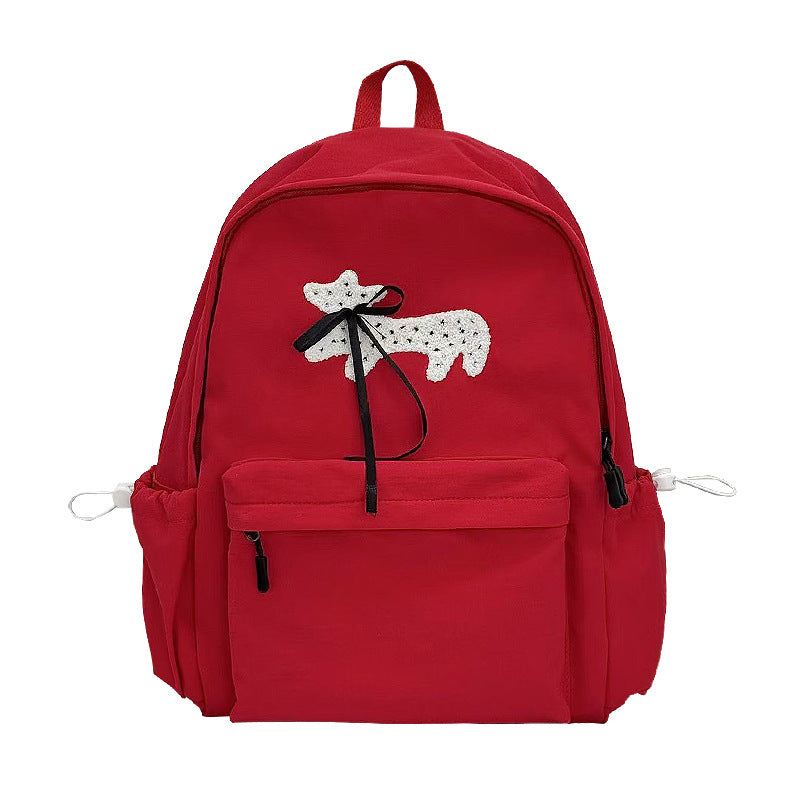 Backpack with Unique Dog Design and Practical Compartments Stornfield
