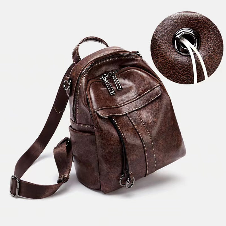 Leather Mini Backpack