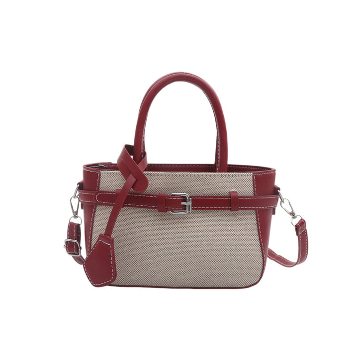 Compact Structured Crossbody Handbag