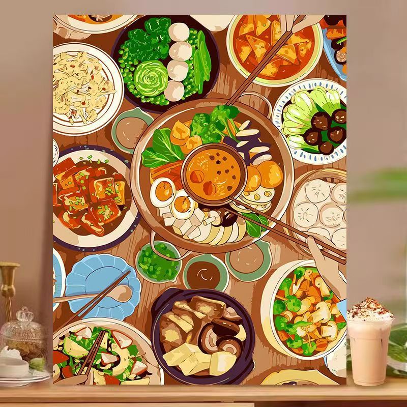 Dessert-Inspired Decorative Canvas Art Stornfield