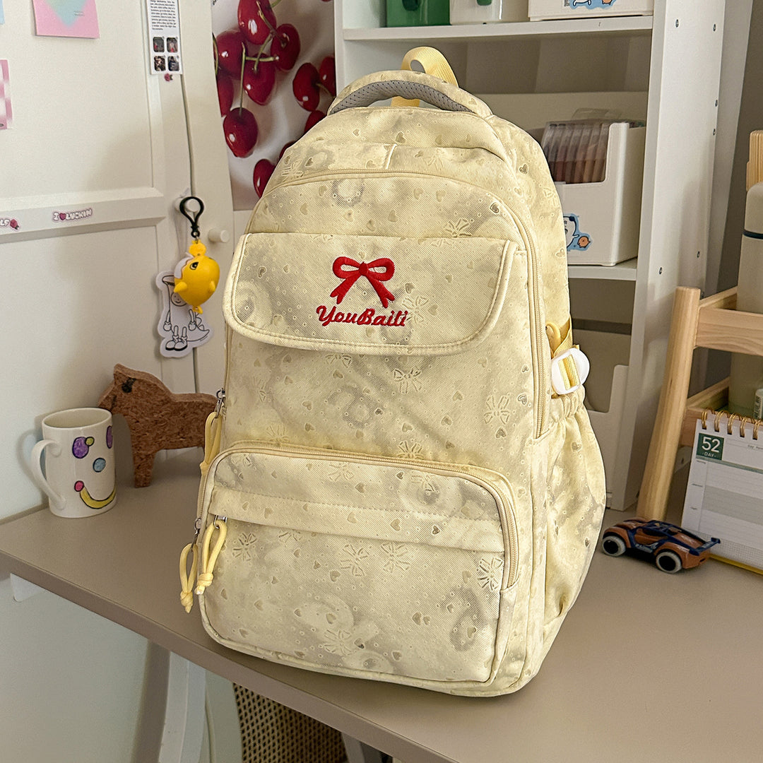 Playful Illustrated Graphic Backpack Stornfield