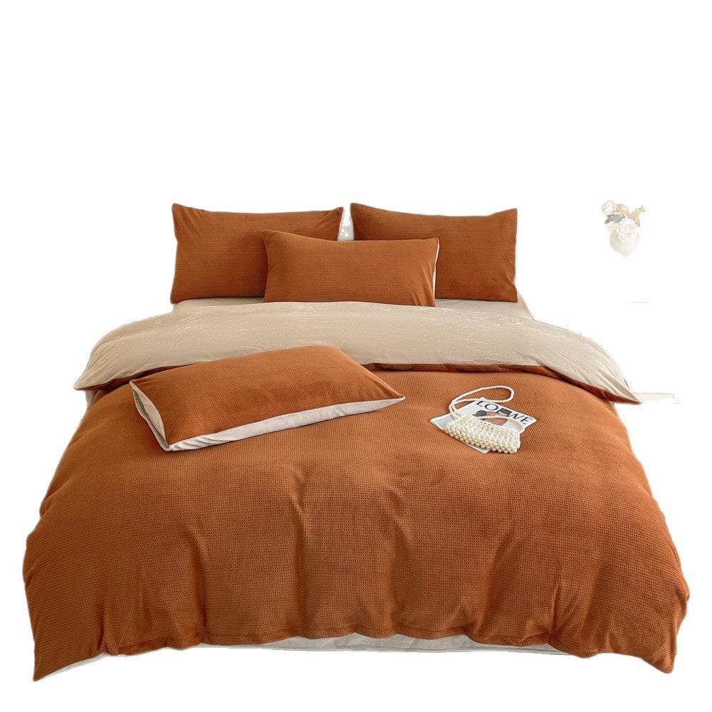 Premium Textured Quilt Cover Set