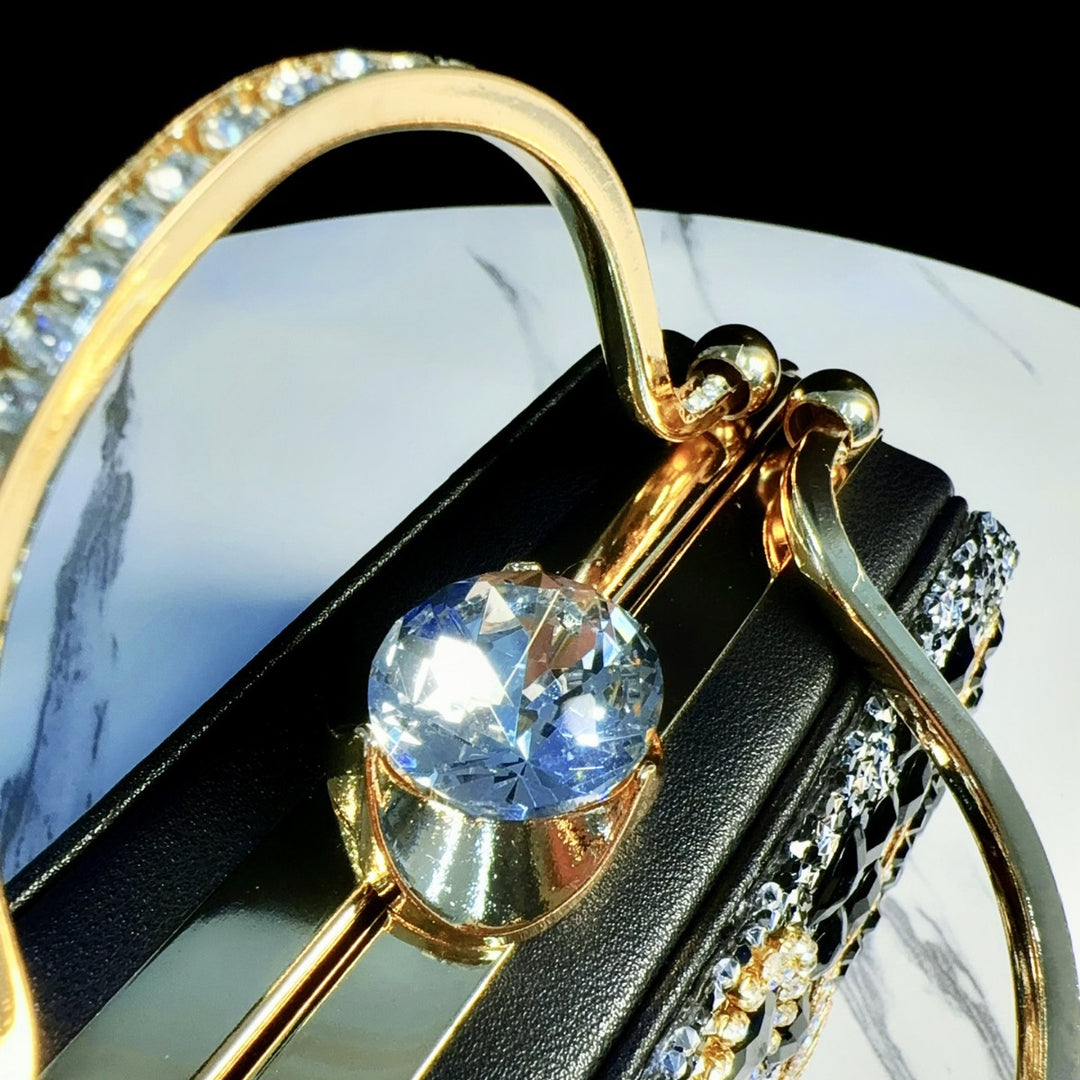 Ornate Bejeweled Evening Clutch