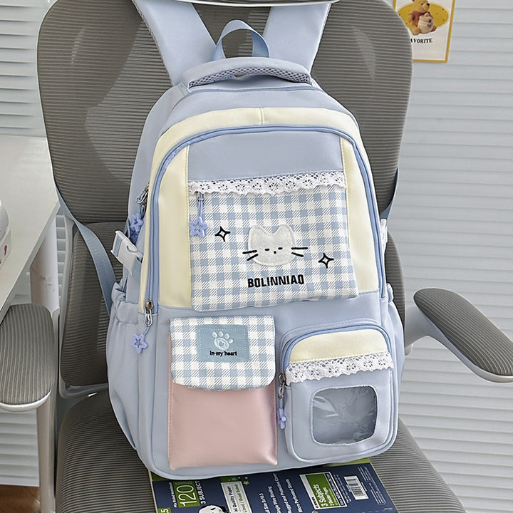 Cute Cartoon Cat-Themed Backpack Stornfield