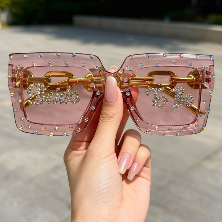 Decorative Pearl-Embellished Cat Eye Sunglasses Stornfield