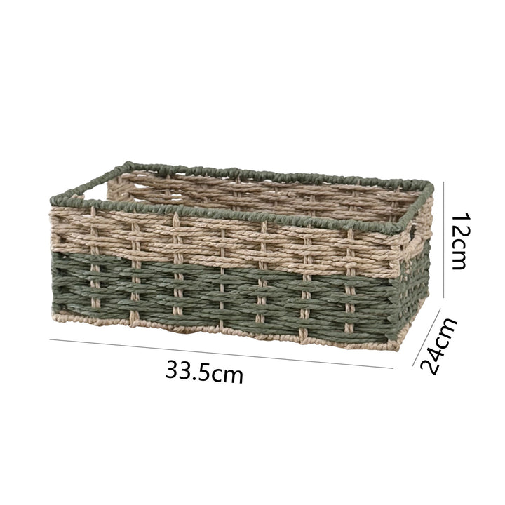 Handcrafted storage basket made of natural material Stornfield